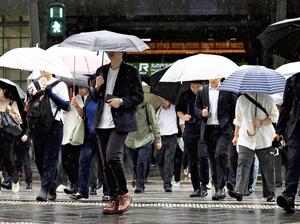 東京都心で３４日連続の雨、１８８６年の統計開始以降で最長に…３０日以降も雨予想で記録更新の可能性も