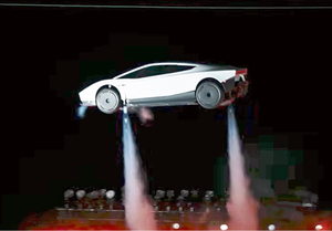 米テスラ、空飛ぶ「ロードスター」の試作車公開…招待制での販売・実用性は不透明