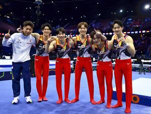 世界体操男子団体で日本が連覇、ロス五輪出場枠を獲得…２位ロシア・３位中国